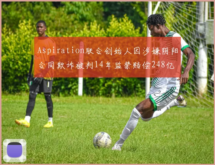 Aspiration联合创始人因涉嫌阴阳合同欺诈被判14年监禁赔偿248亿